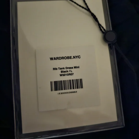 Wardrobe NYC Rib Tank Dress - New with Tags - L - Picture 4 of 4